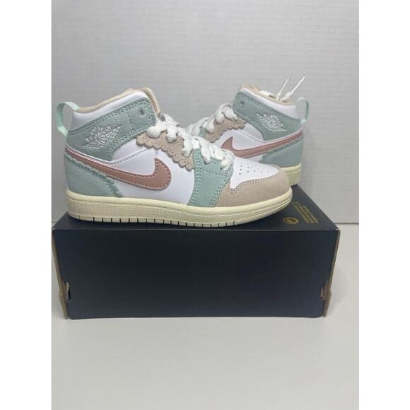 (NEW) Jordan 1 Mid SE PS 'Scalloped Edge' - Picture 2 of 7